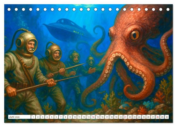 Produktbild: Jules Verne. Sein Leben, seine Werke (Tischkalender 2026 DIN A5 quer), CALVENDO Monatskalender