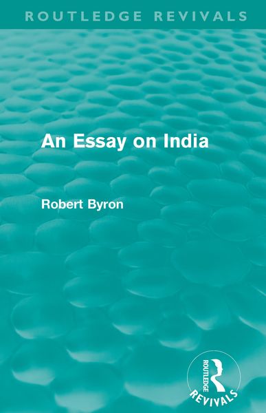 Produktbild: An Essay on India (Routledge Revivals)