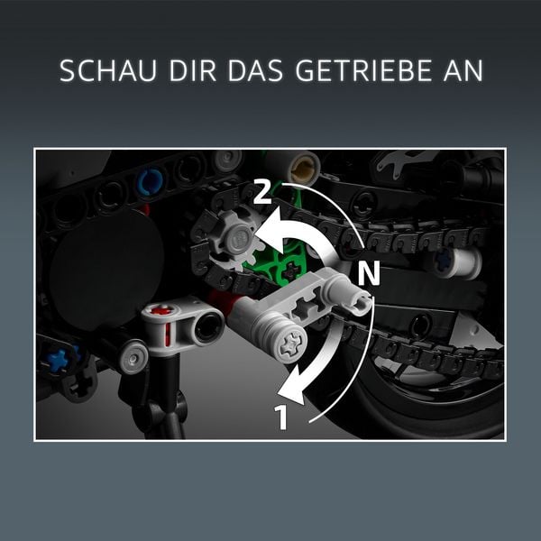 Produktbild: LEGO 42170 | Technic Kawasaki Ninja H2R Motorrad 42170, Geschenk f&uuml;r Kinder
