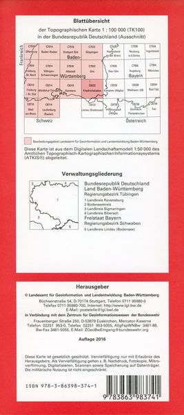 Produktbild: Friedrichshafen 1 : 100 000