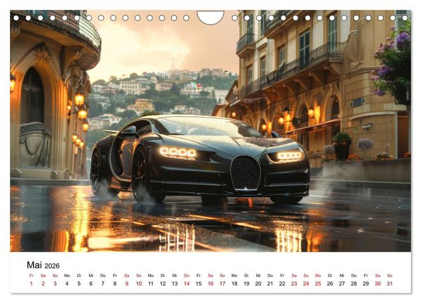 Produktbild: Schnelle Sportwagen (Wandkalender 2026 DIN A4 quer), CALVENDO Monatskalender