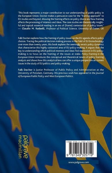 Produktbild: Policy Framing in the European Union