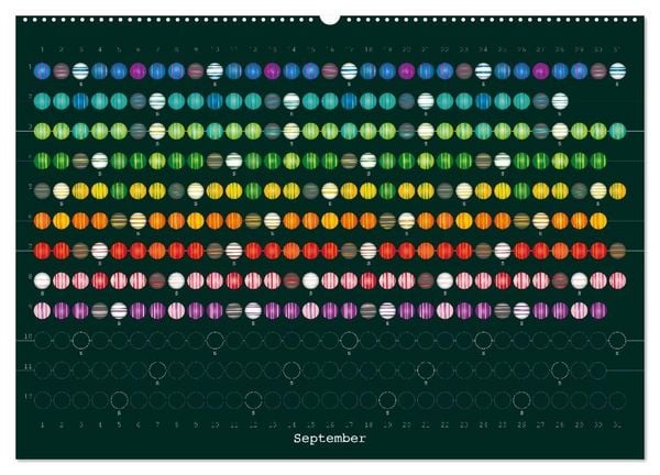 Produktbild: Perlenkalender (hochwertiger Premium Wandkalender 2027 DIN A2 quer), Kunstdruck in Hochglanz
