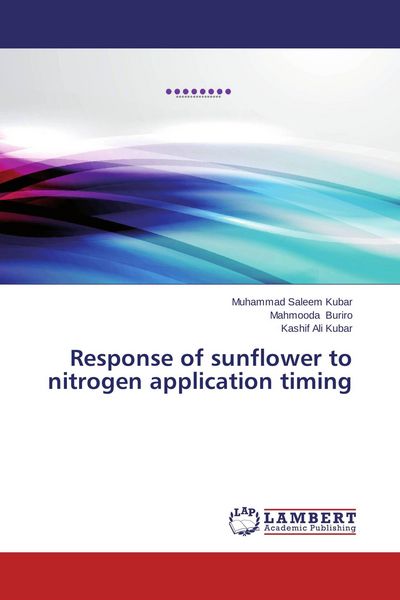 Produktbild: Response of sunflower to nitrogen application timing