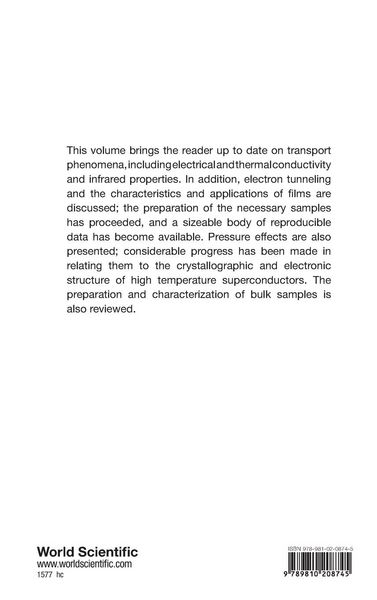 Produktbild: Physical Properties Of High Temp..Iii