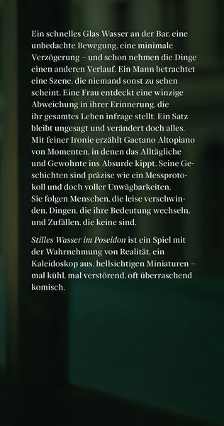 Produktbild: Stilles Wasser im Poseidon