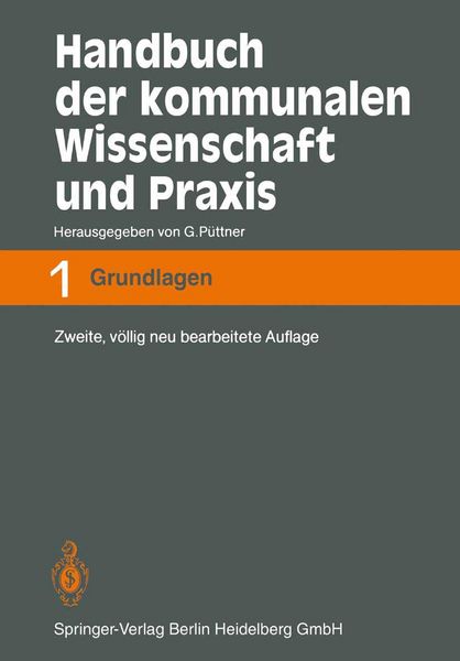 Produktbild: Handbuch der kommunalen Wissenschaft und Praxis