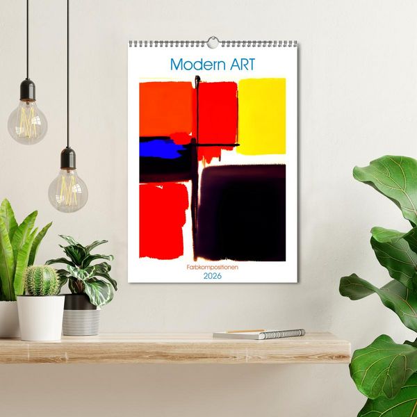 Produktbild: Modern ART Farbkompositionen (Wandkalender 2026 DIN A3 hoch), CALVENDO Monatskalender