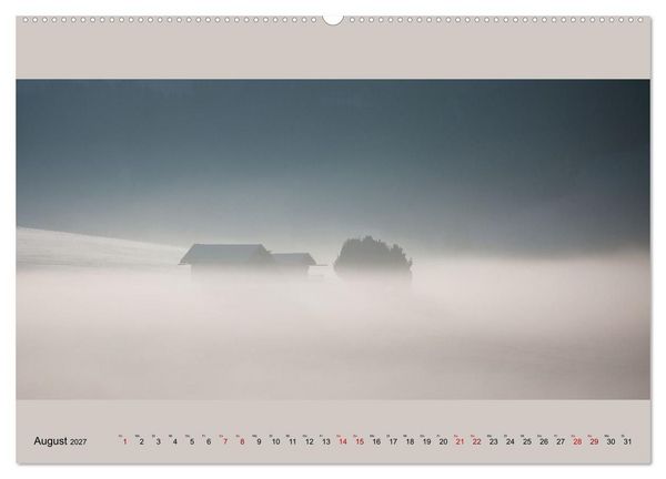 Produktbild: Fogscapes - magische Nebellandschaften (Wandkalender 2027 DIN A2 quer), CALVENDO Monatskalender