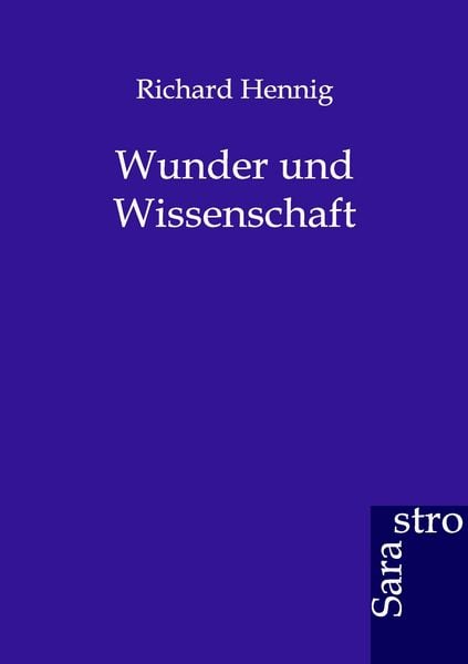 Produktbild: Wunder und Wissenschaft