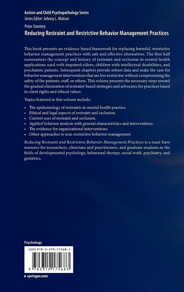 Produktbild: Reducing Restraint and Restrictive Behavior Management Practices