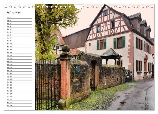 Produktbild: Herrliches Hessen - B&uuml;dingen (Wandkalender 2026 DIN A4 quer), CALVENDO Monatskalender