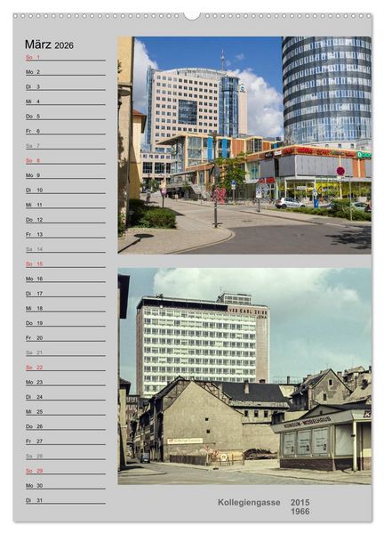 Produktbild: Jena im Wandel (hochwertiger Premium Wandkalender 2026 DIN A2 hoch), Kunstdruck in Hochglanz