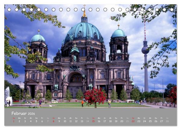 Produktbild: Weltstadt Berlin (Tischkalender 2026 DIN A5 quer), CALVENDO Monatskalender
