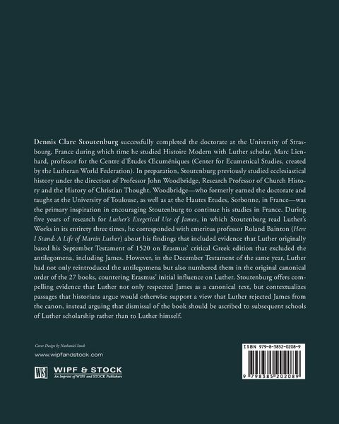 Produktbild: Martin Luther's Exegetical Use of the Epistle of St. James