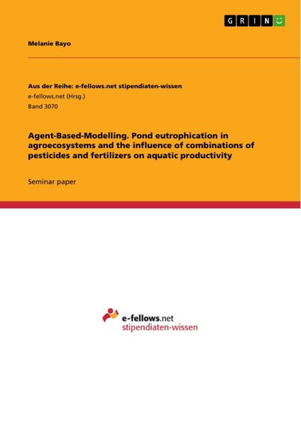 Produktbild: Agent-Based-Modelling. Pond eutrophication in agroecosystems and the influence of combinations of pesticides and fertilizers on aquatic productivity