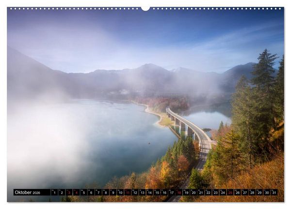 Produktbild: Bayerische Landschaften (Wandkalender 2026 DIN A2 quer), CALVENDO Monatskalender