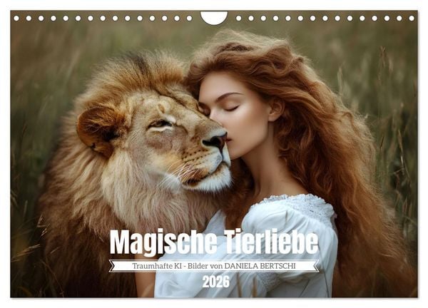 Produktbild: Magische Tierliebe (Wandkalender 2026 DIN A4 quer), CALVENDO Monatskalender