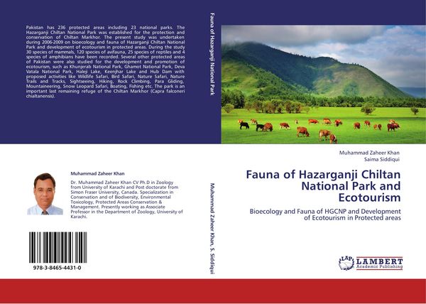 Produktbild: Fauna of Hazarganji Chiltan National Park and Ecotourism