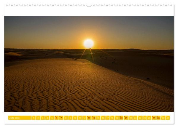 Produktbild: Die W&uuml;ste von Dubai (hochwertiger Premium Wandkalender 2026 DIN A2 quer), Kunstdruck in Hochglanz