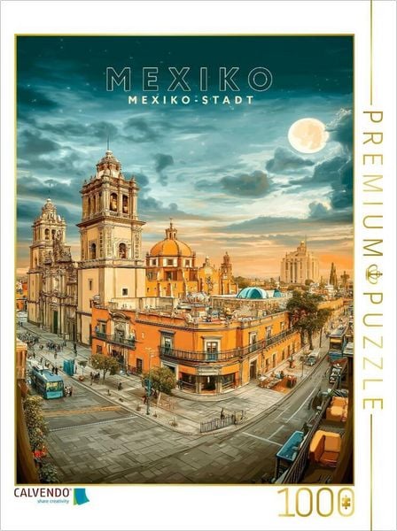 CALVENDO Puzzle Mexiko-Stadt | 1000 Teile Lege-Größe 64x48cm Foto-Puzzle für glückliche Stunden