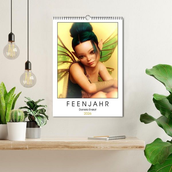 Produktbild: Feenjahr 2026 (Wandkalender 2026 DIN A3 hoch), CALVENDO Monatskalender