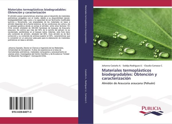Produktbild: Materiales termopl&aacute;sticos biodegradables: Obtenci&oacute;n y caracterizaci&oacute;n