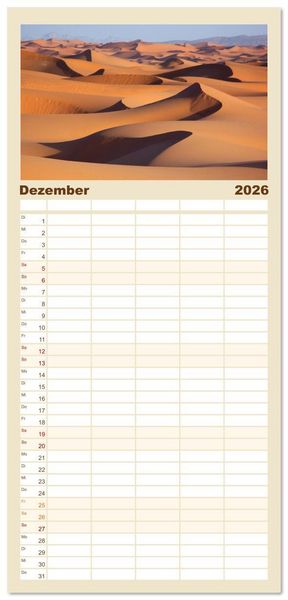 Produktbild: Familienplaner 2026 - M&auml;rchenhaftes Marokko mit 5 Spalten (Wandkalender, 21 x 45 cm) CALVENDO