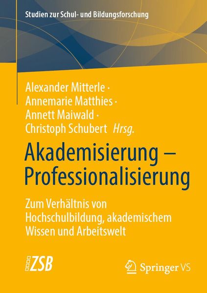 Produktbild: Akademisierung - Professionalisierung