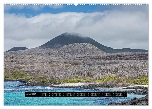 Produktbild: Galapagos- Landschaften (hochwertiger Premium Wandkalender 2027 DIN A2 quer), Kunstdruck in Hochglanz