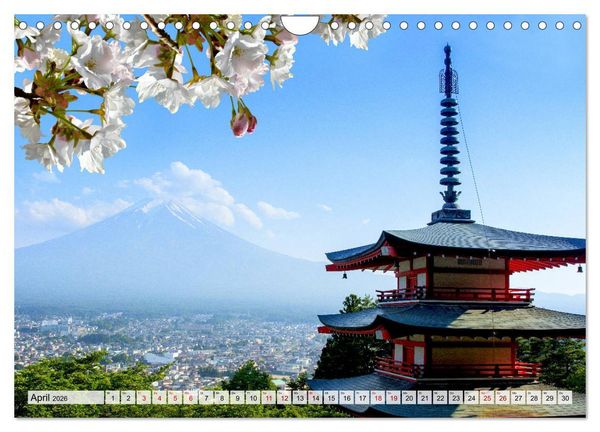 Produktbild: Exotische Bilderreise durch Japan (Wandkalender 2026 DIN A4 quer), CALVENDO Monatskalender