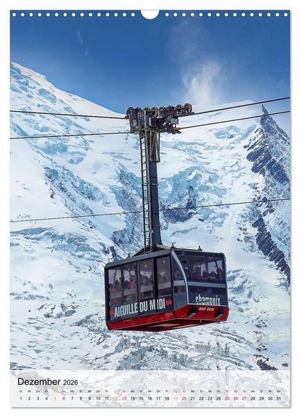 Produktbild: Nervenkitzel Seilbahn (Wandkalender 2026 DIN A3 hoch), CALVENDO Monatskalender