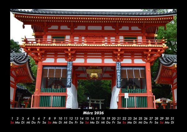 Produktbild: Tempel 2026 Fotokalender DIN A3