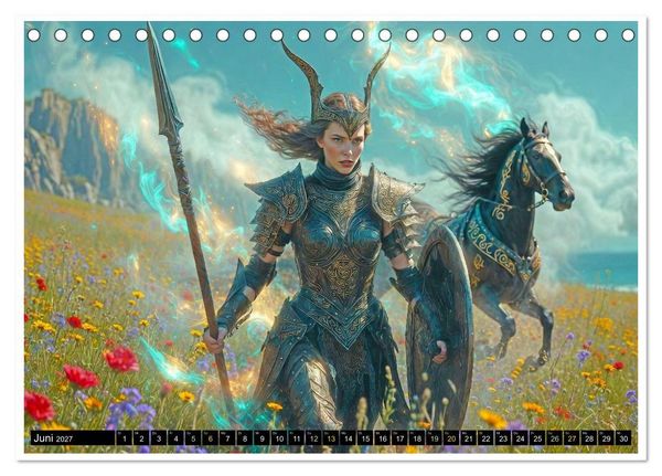 Produktbild: Keltischer Schatten (Tischkalender 2027 DIN A5 quer), CALVENDO Monatskalender