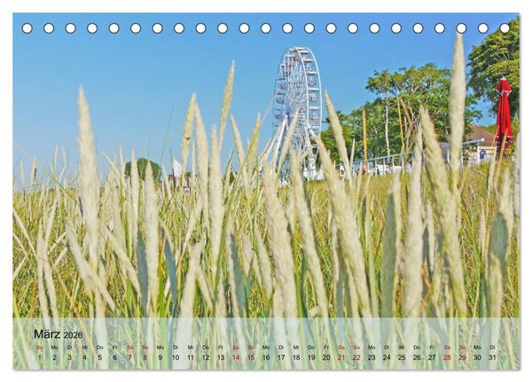 Produktbild: Ostseebad K&uuml;hlungsborn. Erholung mit allen Sinnen (Tischkalender 2026 DIN A5 quer), CALVENDO Monatskalender