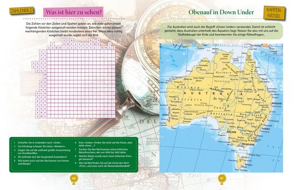 Produktbild: Geografie R&auml;tselbuch