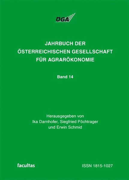 Produktbild: Jahrbuch der &Ouml;sterreichischen Gesellschaft f&uuml;r Agrar&ouml;konomie / Standards in der Agrar- und Landwirtschaft