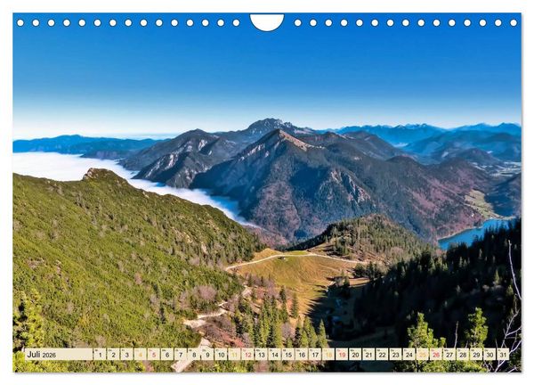 Produktbild: Deutsche Alpen, eine Reise von Lindau am Bodensee bis Berchtesgaden (Wandkalender 2026 DIN A4 quer), CALVENDO Monatskalender