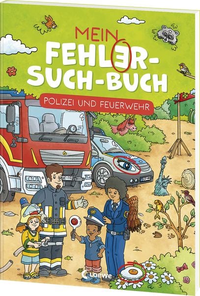 Mein Fehler-Such-Buch - Polizei und Feuerwehr, Taschenbuch von , Loewe, 9783743216785