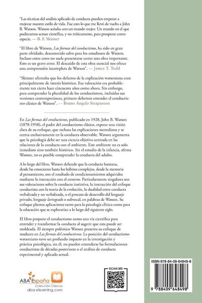 Produktbild: Las Formas del Conductismo
