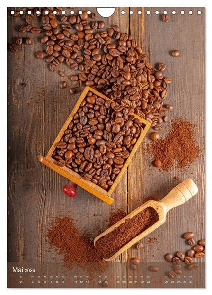 Produktbild: Kaffee für ein Genusserlebnis (Wandkalender 2026 DIN A4 hoch), CALVENDO Monatskalender