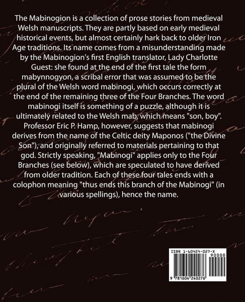 Produktbild: The Mabinogion