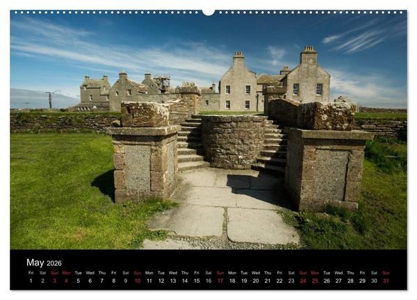 Produktbild: Historic Scotland (High Quality Premium Wall Calendar 2026 DIN A2 landscape),CALVENDO 12 Month Wall Calendar