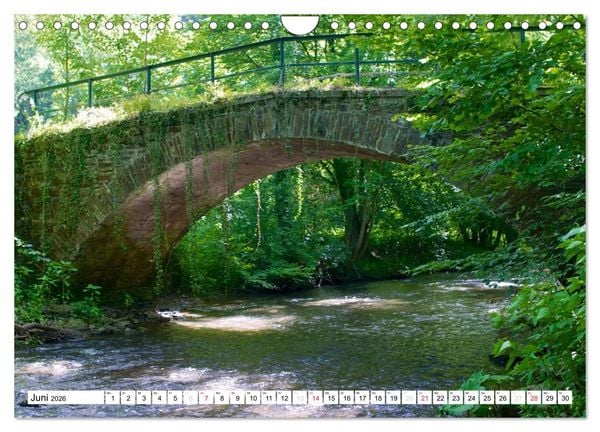 Produktbild: B&auml;che, Fl&uuml;sse, Seen - Wasser in der Eifel (Wandkalender 2026 DIN A4 quer), CALVENDO Monatskalender
