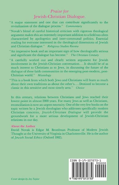 Produktbild: Jewish-Christian Dialogue
