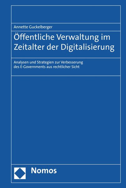 Produktbild: &Ouml;ffentliche Verwaltung im Zeitalter der Digitalisierung