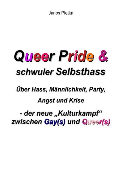Produktbild: Queer Pride und schwuler Selbsthass