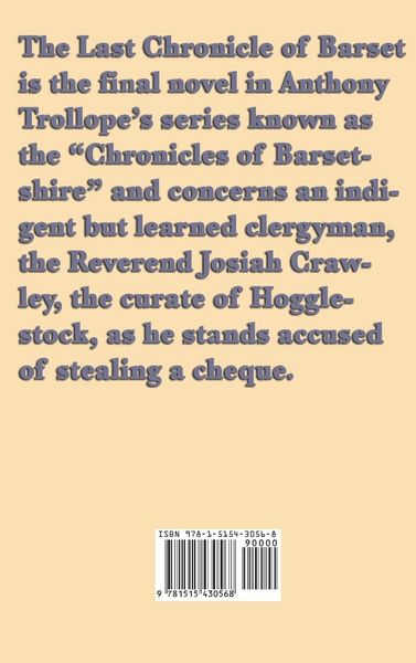 Produktbild: The Last Chronicle of Barset