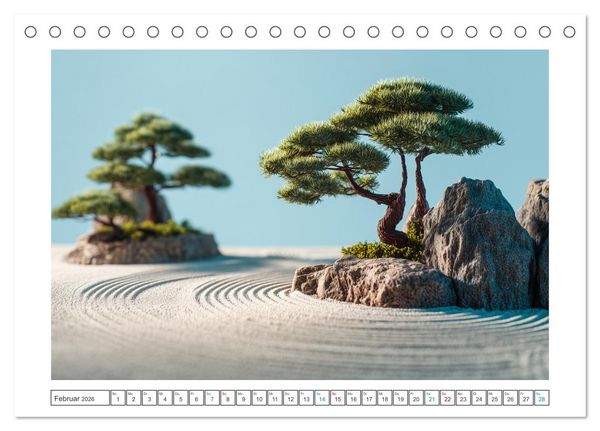 Produktbild: Nat&uuml;rliche Harmonie (Tischkalender 2026 DIN A5 quer), CALVENDO Monatskalender
