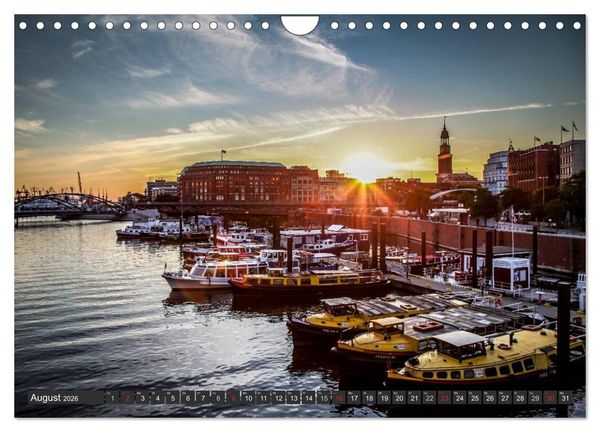 Produktbild: Stadt Hamburg (Wandkalender 2026 DIN A4 quer), CALVENDO Monatskalender